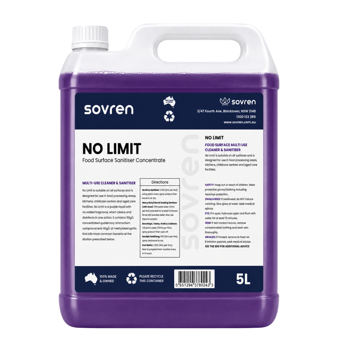 No Limit- Surface Sanitiser